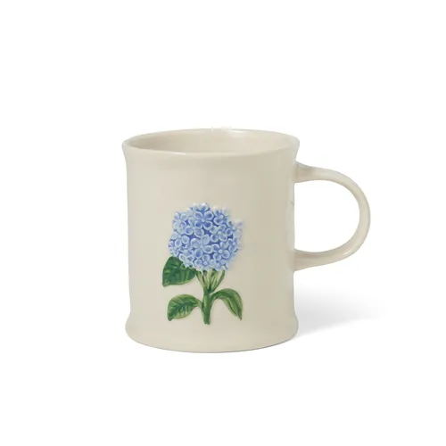 Sur La Table Embossed Floral Mug