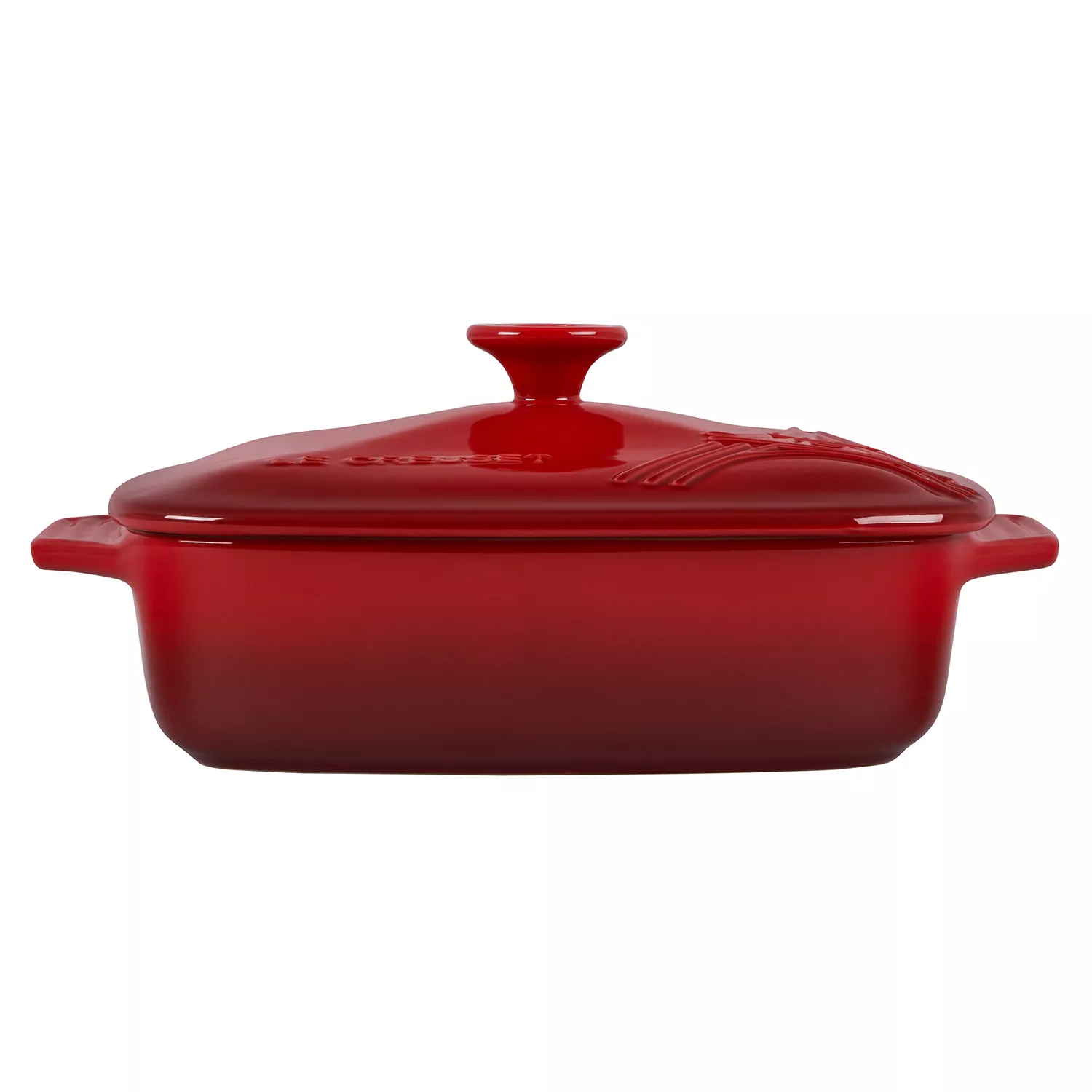 Le Creuset Pie Dish - Cerise w/ Eiffel Tower