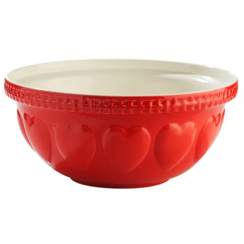 Mason Cash Heart Mixing Bowl, 4.25 Qt.