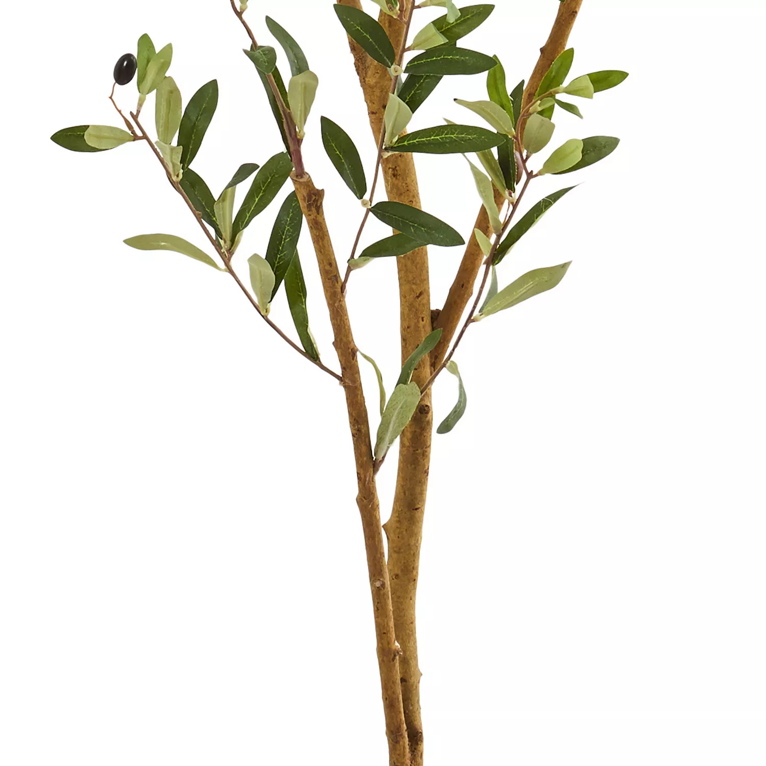 Nearly Natural Olive Silk Tree, 82"