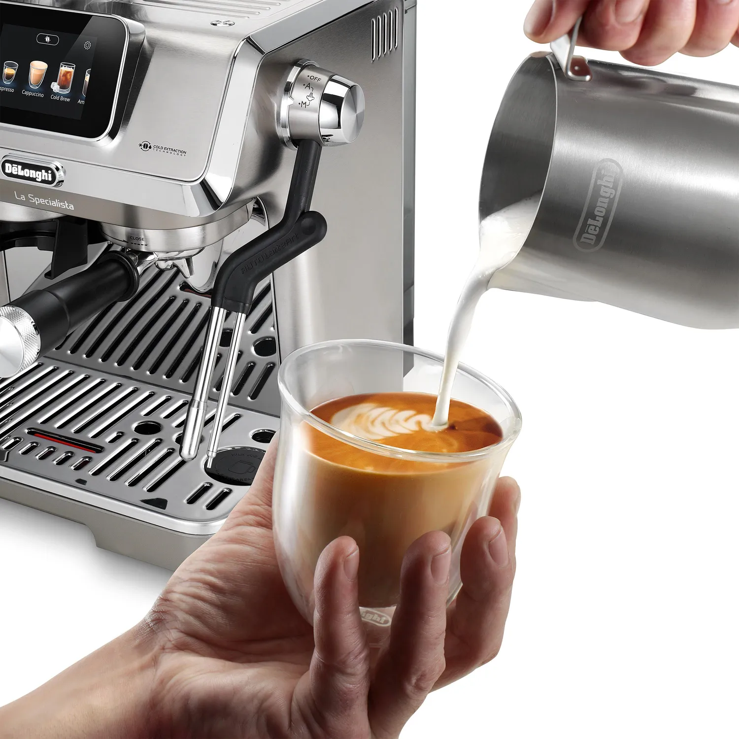 De'Longhi La Specialista Touch Espresso Machine with Cold Brew & Automatic Frothing