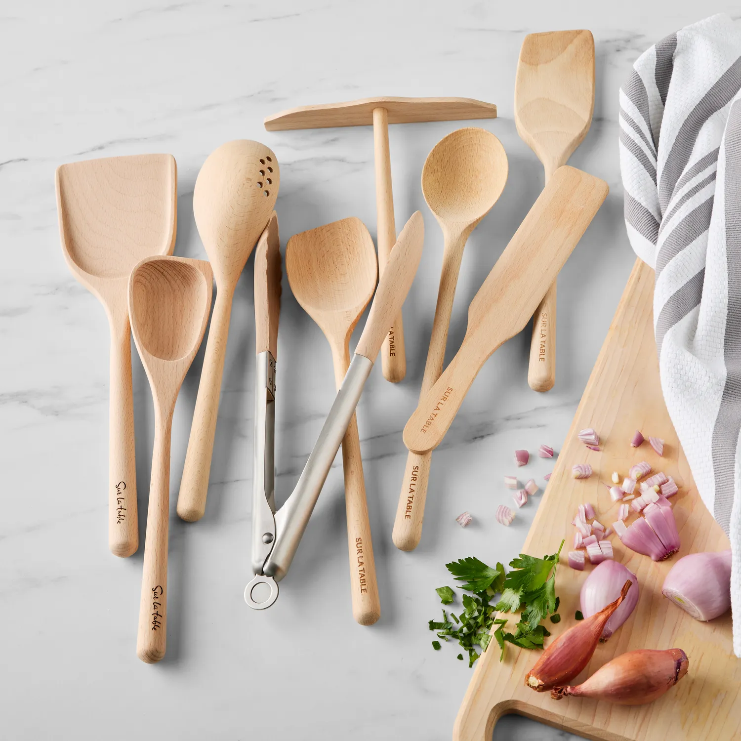 Sur La Table Beechwood Saut&#233; Spoon