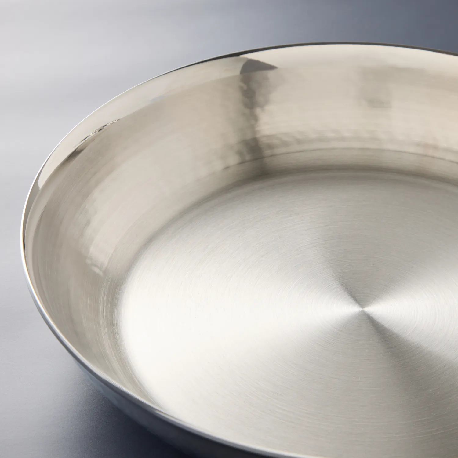 Ruffoni Opus Prima Hammered Stainless Steel Wok with Lid, 13"