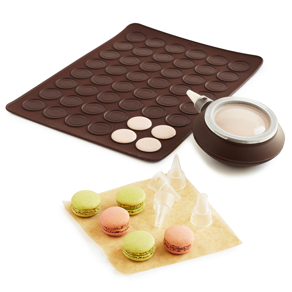 LEKUE Macaron Kit With Decomax Pen and Baking Sheet for sale online 
