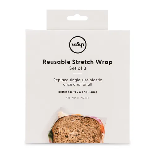 W&P Reusable Stretch Wraps 3-Piece Set