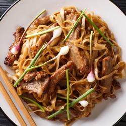 Online Thai Stir-Fried Noodles + Fresh Rolls (Eastern Time)