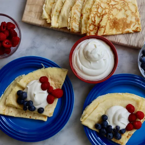 Bastille Day Crêpes
