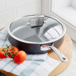 Sur La Table Classic Hard Anodized Nonstick Saute Pan, 5 Qt.