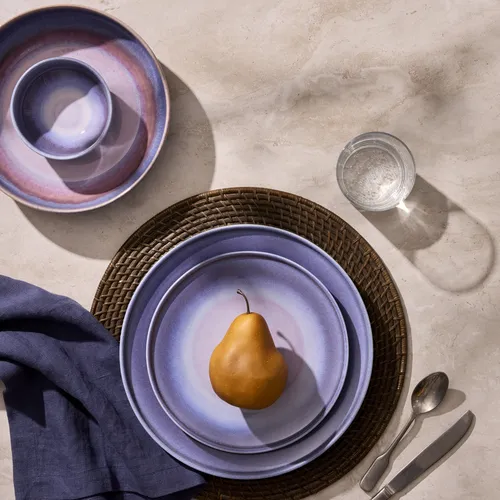 Sur La Table Lucent Reactive Glaze Salad Plate 