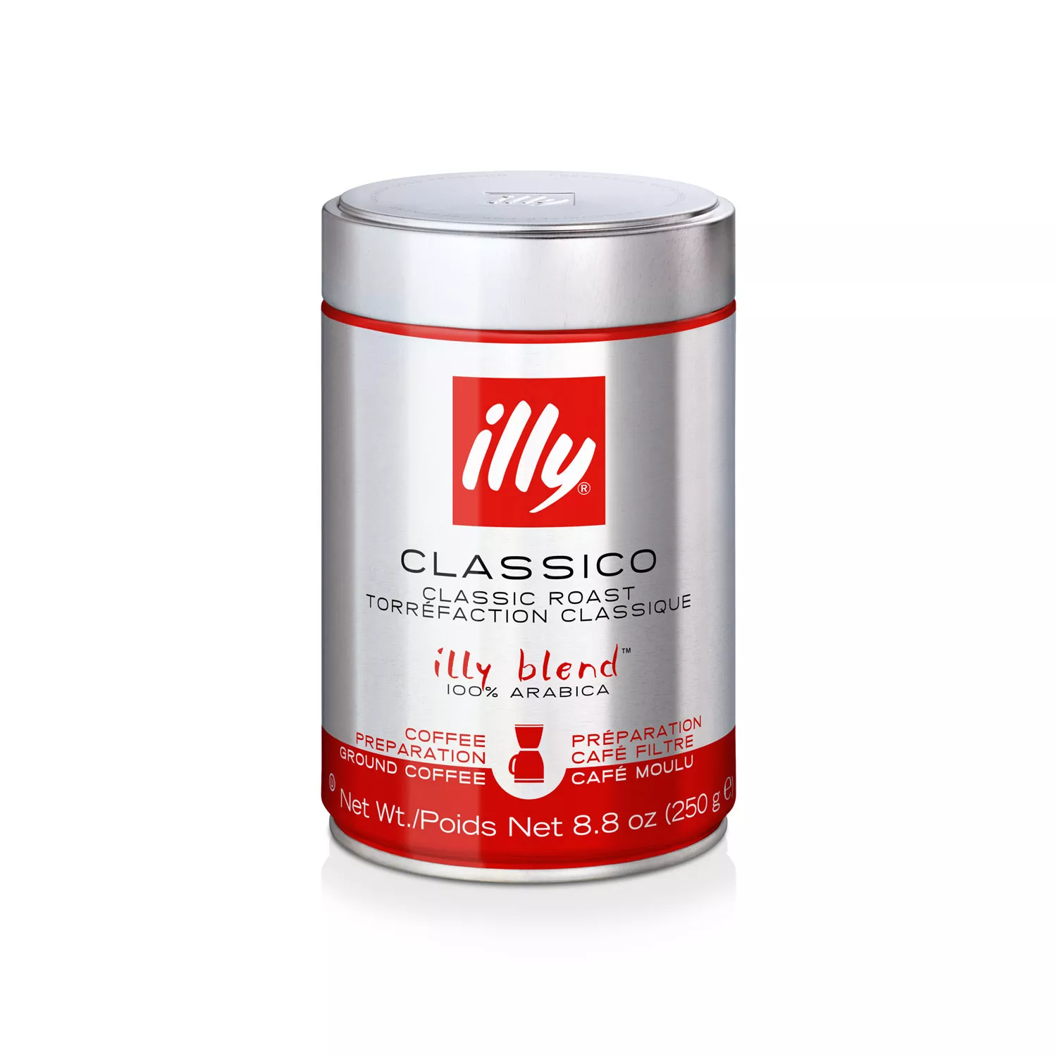 illy Ground Drip Classico Coffee, Medium Roast