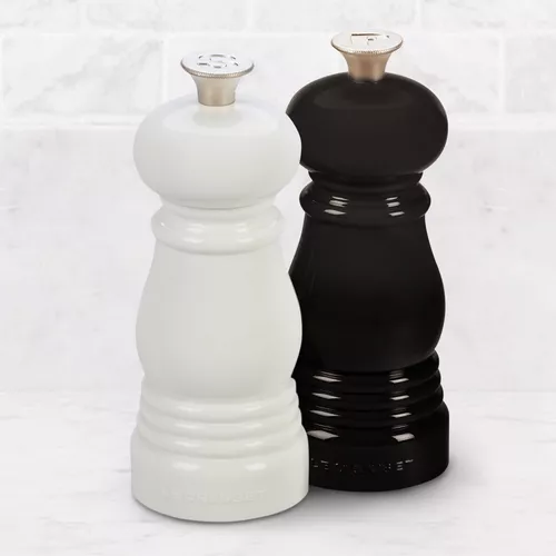 Le Creuset Petite Salt &#38; Pepper Mill Set, Black & White