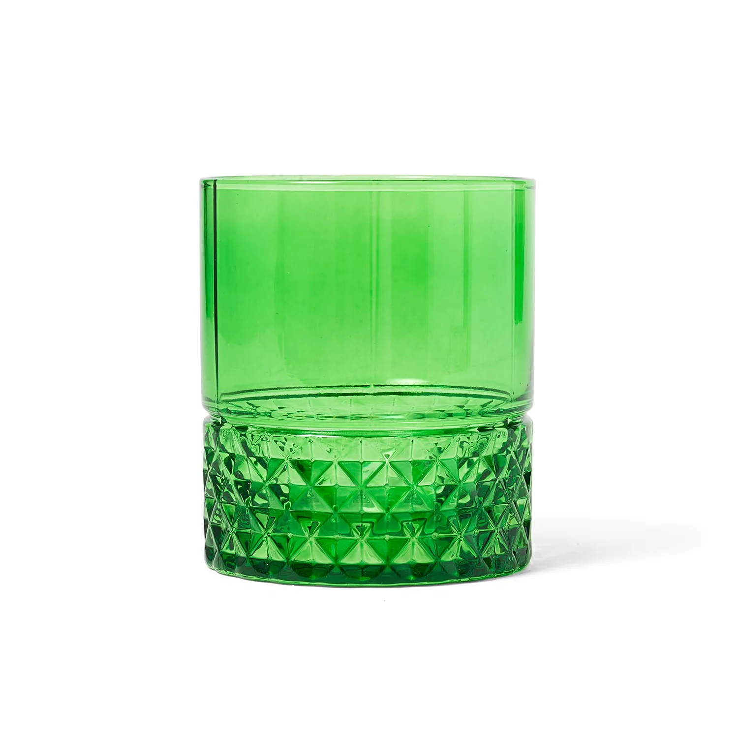 Sur La Table Green Double Old-Fashioned