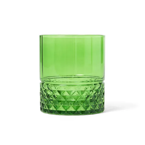 Sur La Table Green Double Old-Fashioned