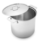 Browne 160 Qt. Thermalloy Aluminum Deep Stock Pot - 5814260 — Nella Online