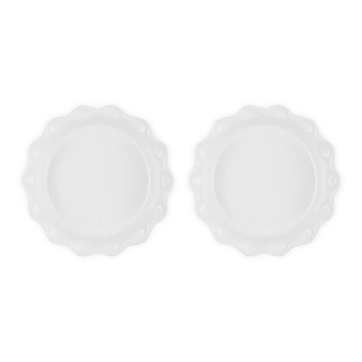 Le Creuset Heritage 2-Piece Fluted Pie Dish Set, 9"