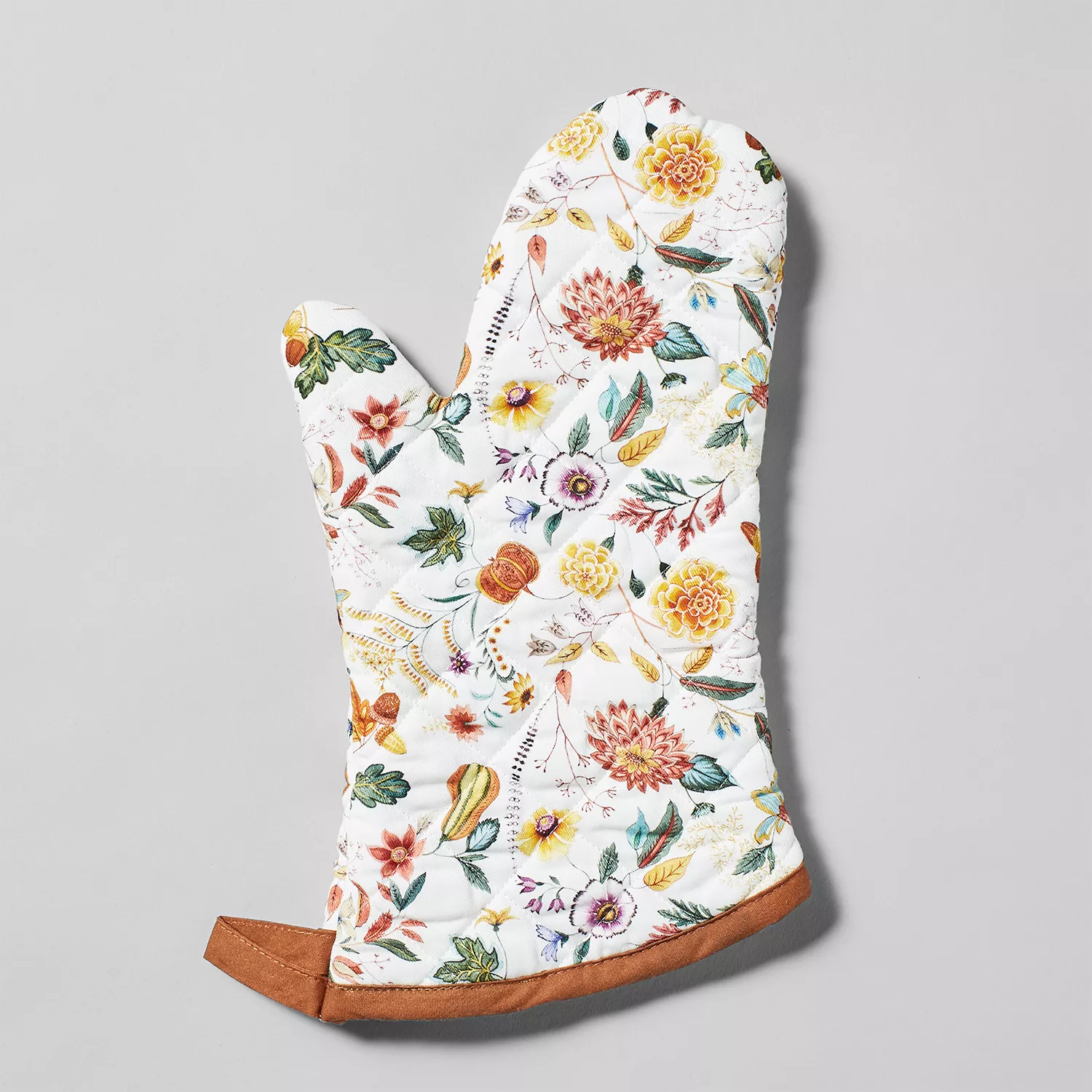 Sur La Table Snowy Village Plaid Oven Mitt