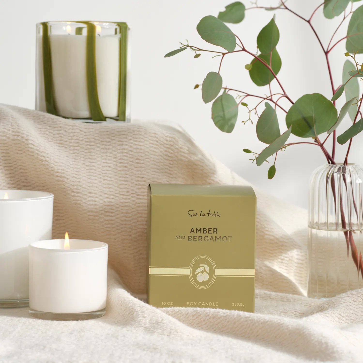  Sur La Table Amber & Bergamot Candle