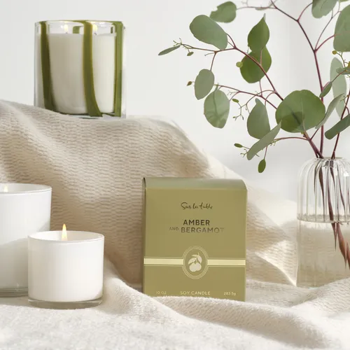 Sur La Table Amber & Bergamot Fashion Candle