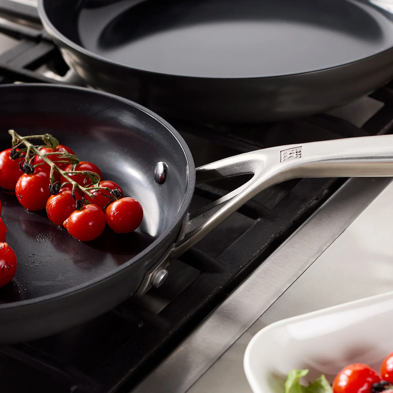 Zwilling Motion Hard-Anodized Nonstick Skillet Set, 8", 10", & 12"