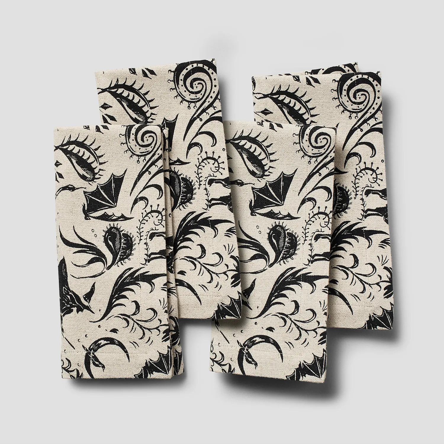 Sur La Table Halloween Witches Napkins, Set of 4