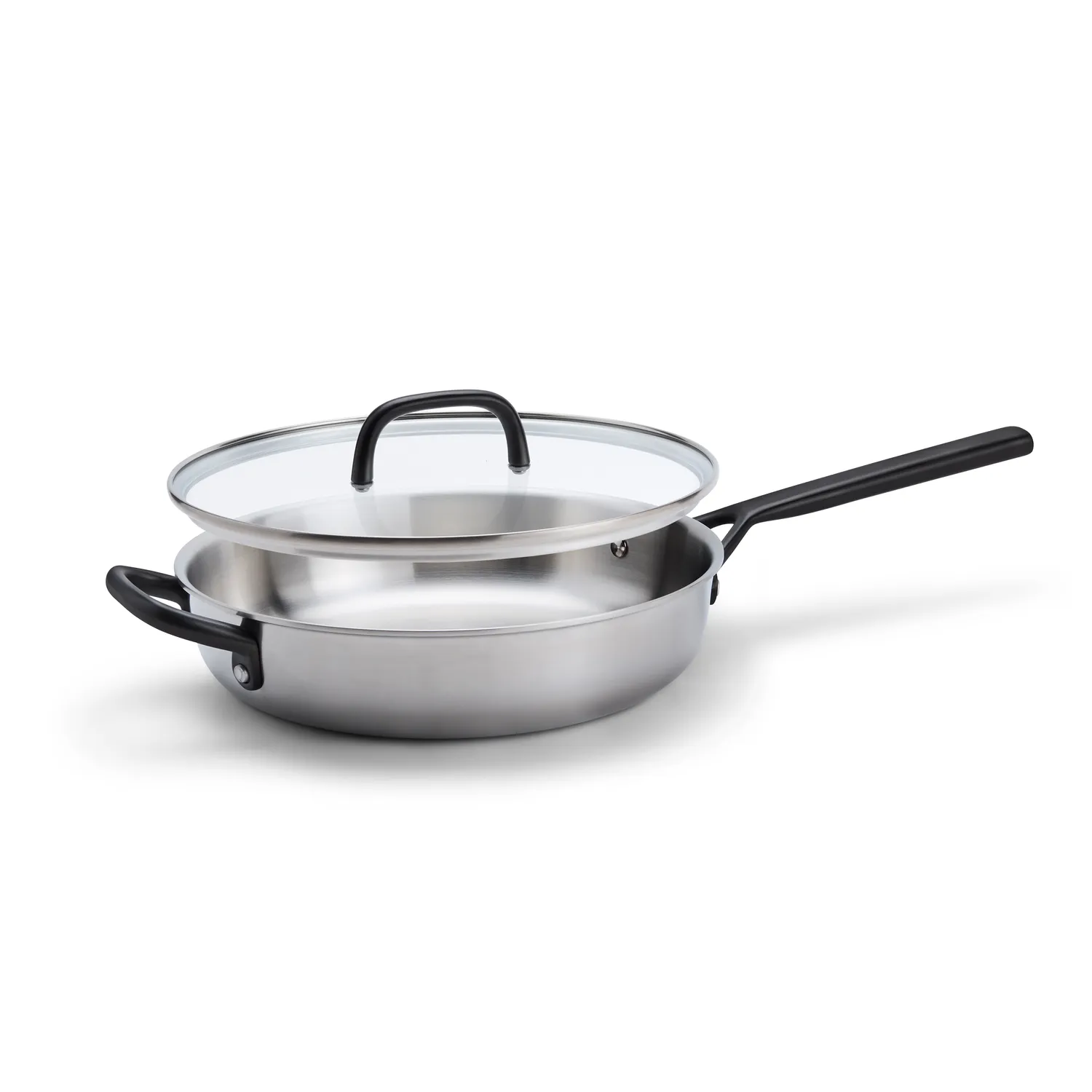 Zwilling Milano Stainless Steel Sauté Pan with Lid, 4 qt.