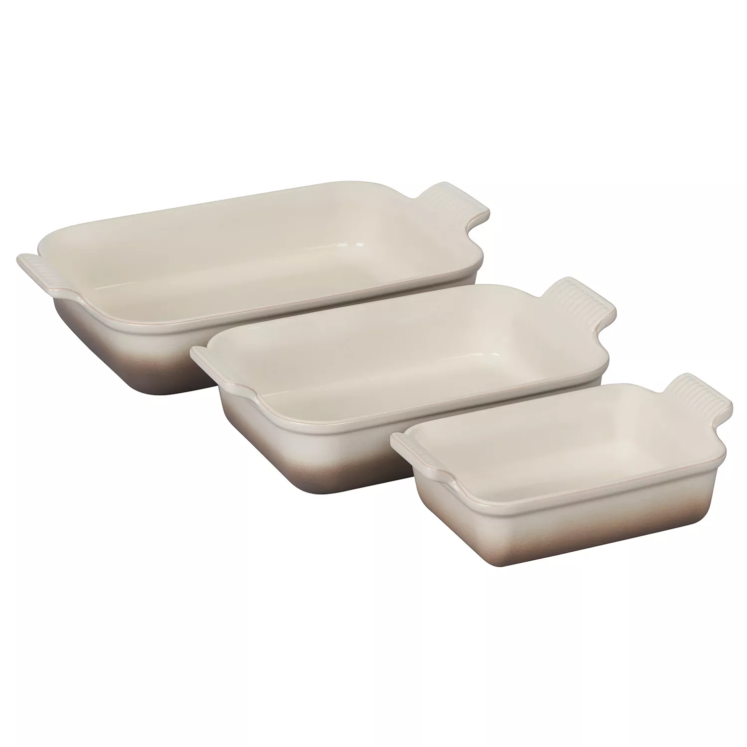 Le Creuset Heritage Stoneware 3-Piece Rectangular Baker Set