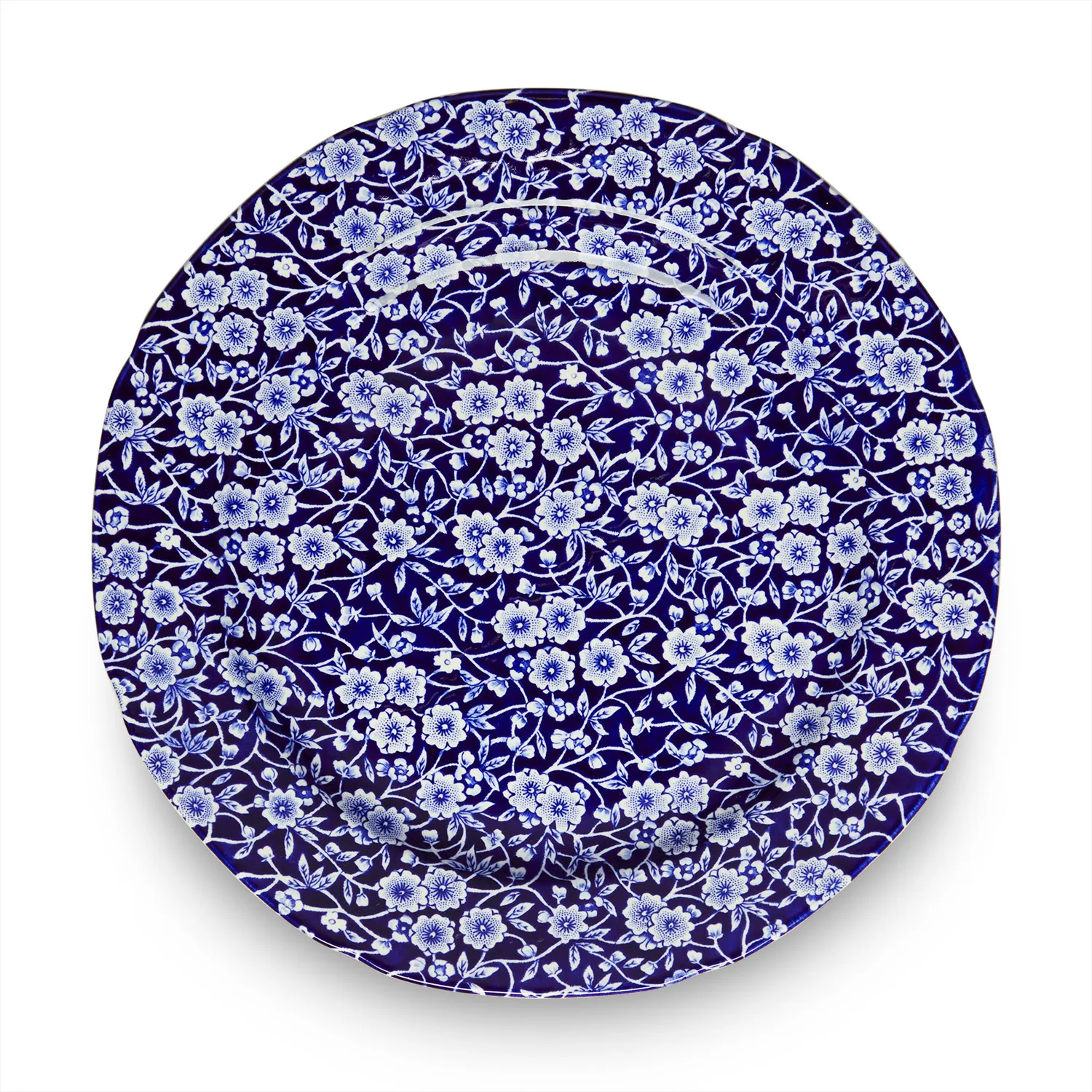 Burleigh Blue Calico Plate Dinner Plate