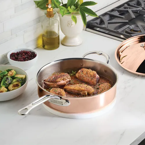 Hestan CopperBond® Aura™ Covered Sauté Pan