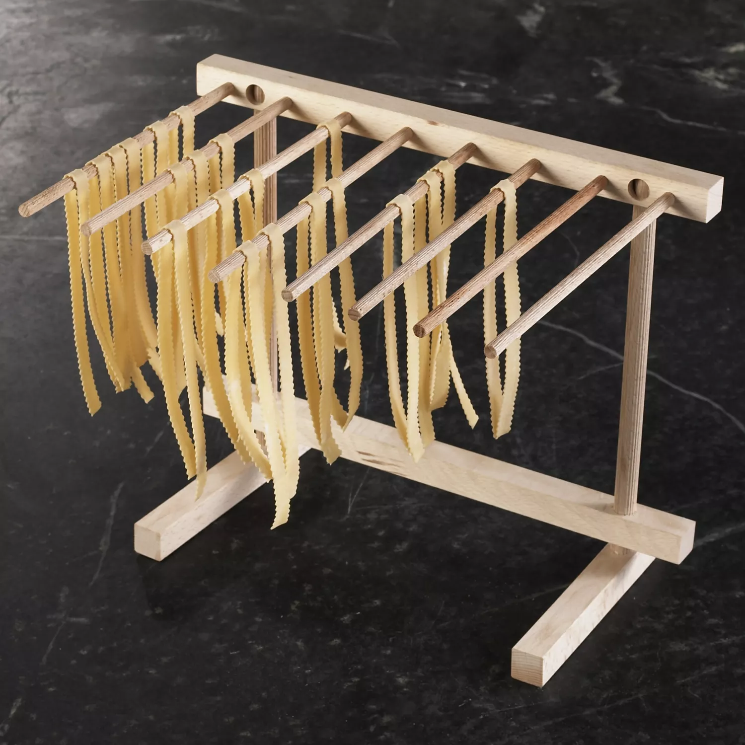Pasta Drying Rack Detachable Wooden Pasta Rack