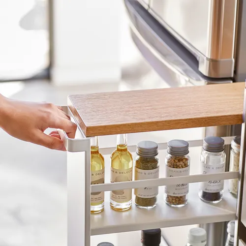 Yamazaki Tower Slim Steel Storage Carts