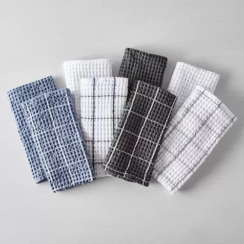 Sur La Table Washed Waffle Kitchen Towels, Set of 2
