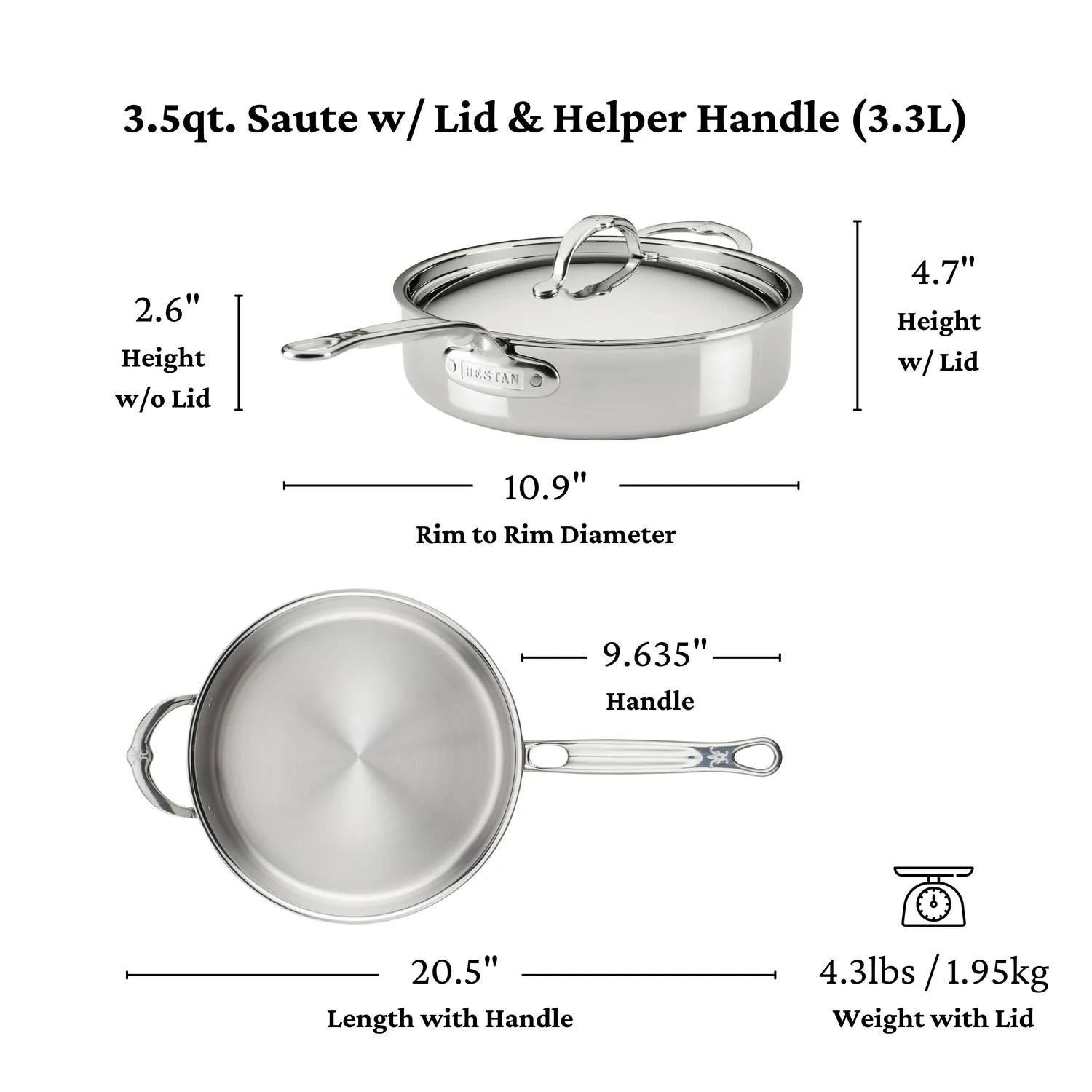 Hestan ProBond Luxe & Provisions Stainless Steel 27-Piece Cookware Set