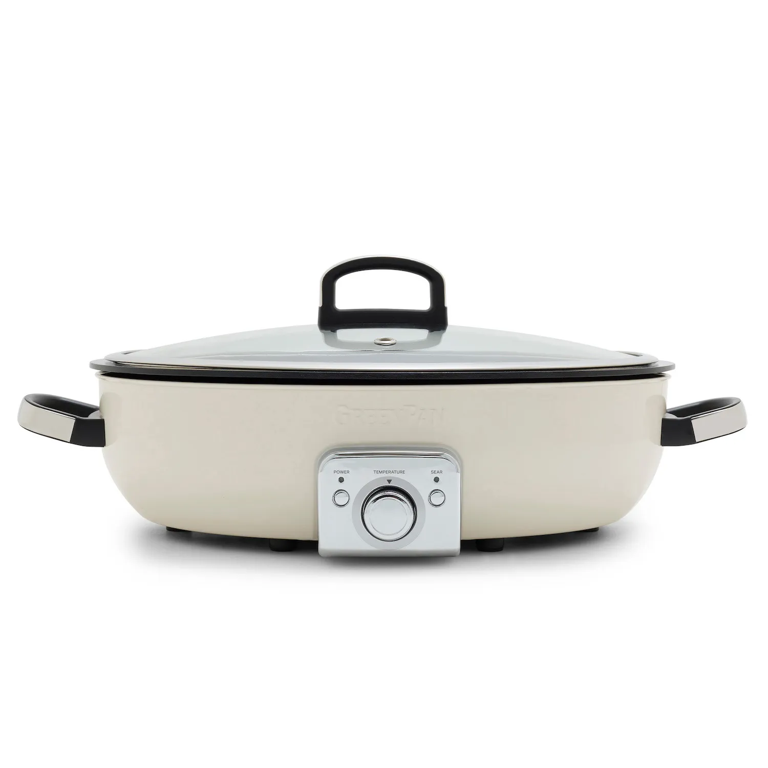 GreenPan Elite Ceramic Nonstick Oval Electric Skillet, 5.5 qt.