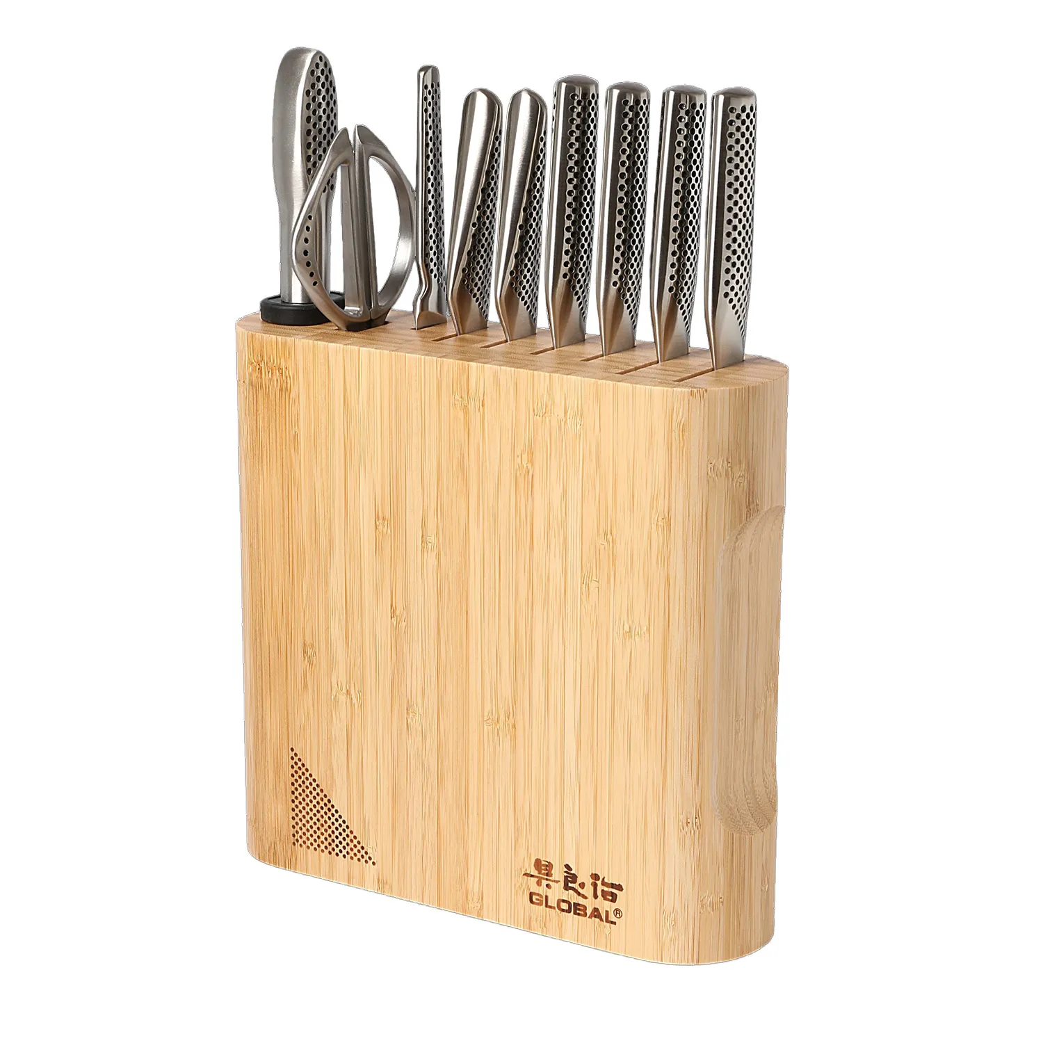 Global Kanpeki 10-Piece Knife Block Set