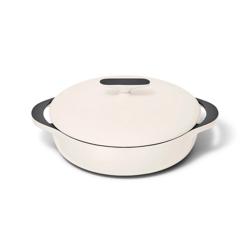 Caraway Enameled Cast Iron Braiser, 3.5qt.