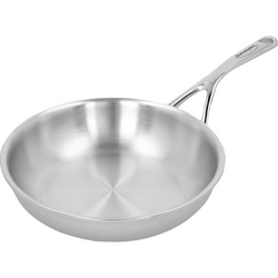 Demeyere Atlantis7 Proline Stainless Steel Skillet The Demeyere Atlantis technology promises perfect frying and searing every time and the thickness of the stainless steel guarantees shorter cooking time
