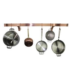 Enclume Brushed Copper Rolled End Wall Racks