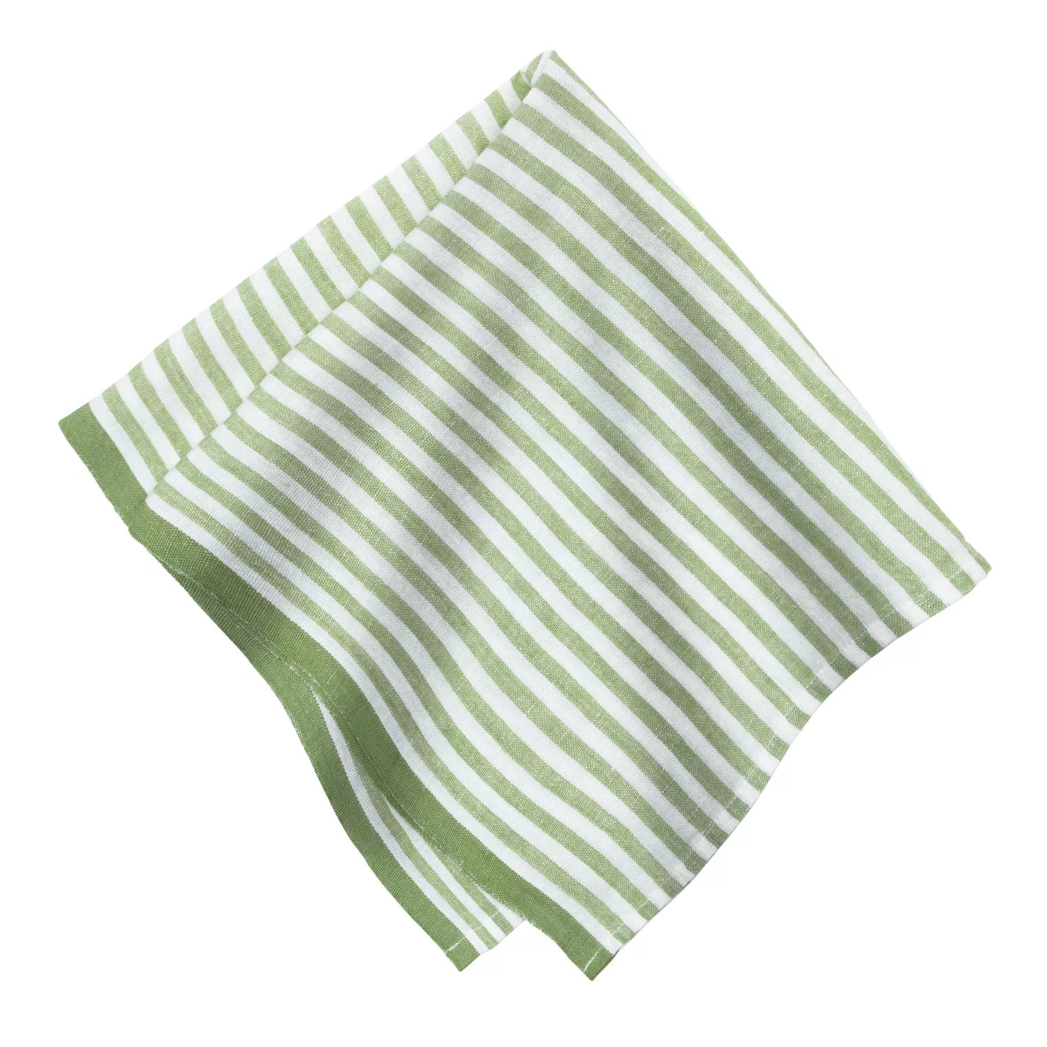 Caravan Ticking Stripe Linen Napkins, Set of 4