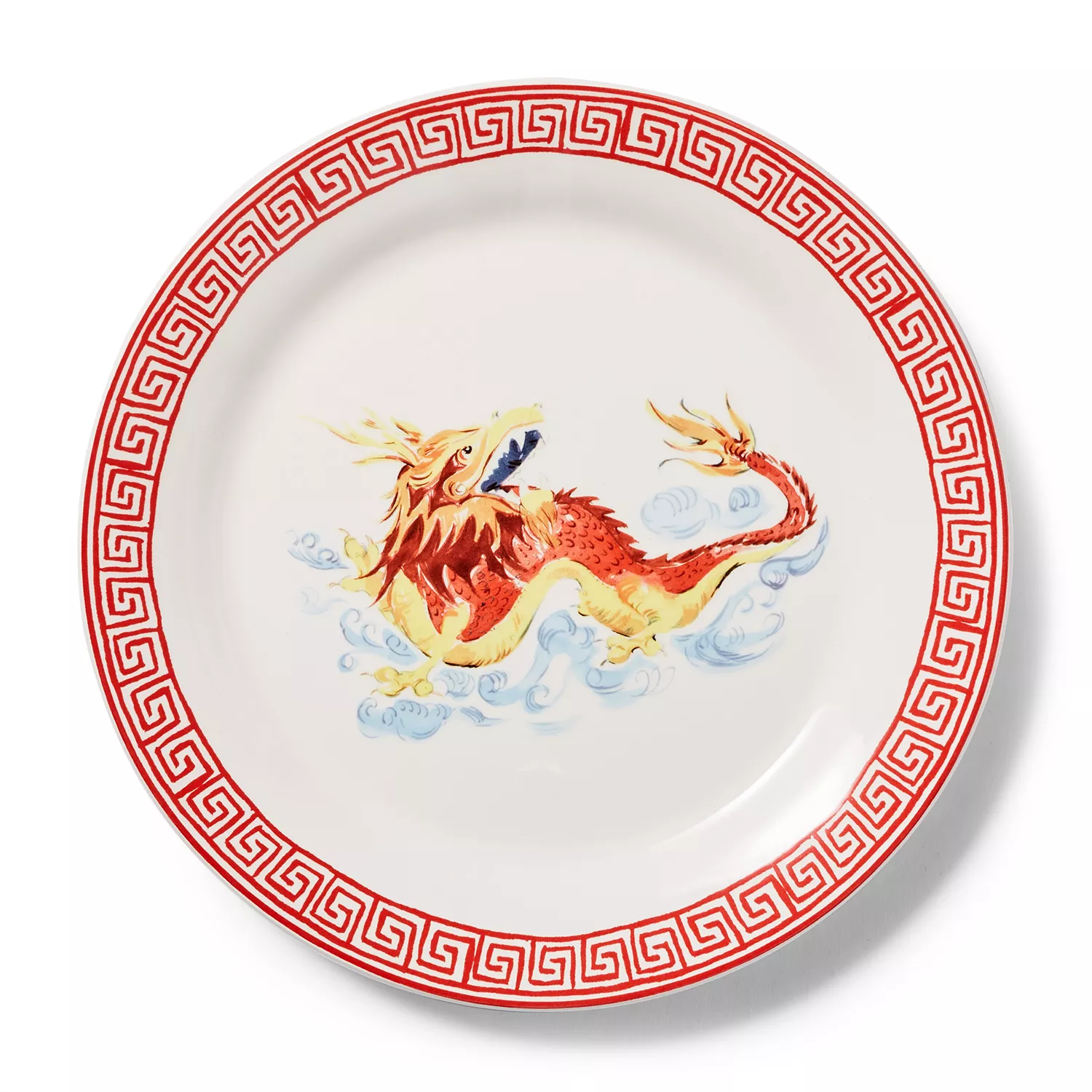 Lunar Rectangular Large Serving Platter - Dragon