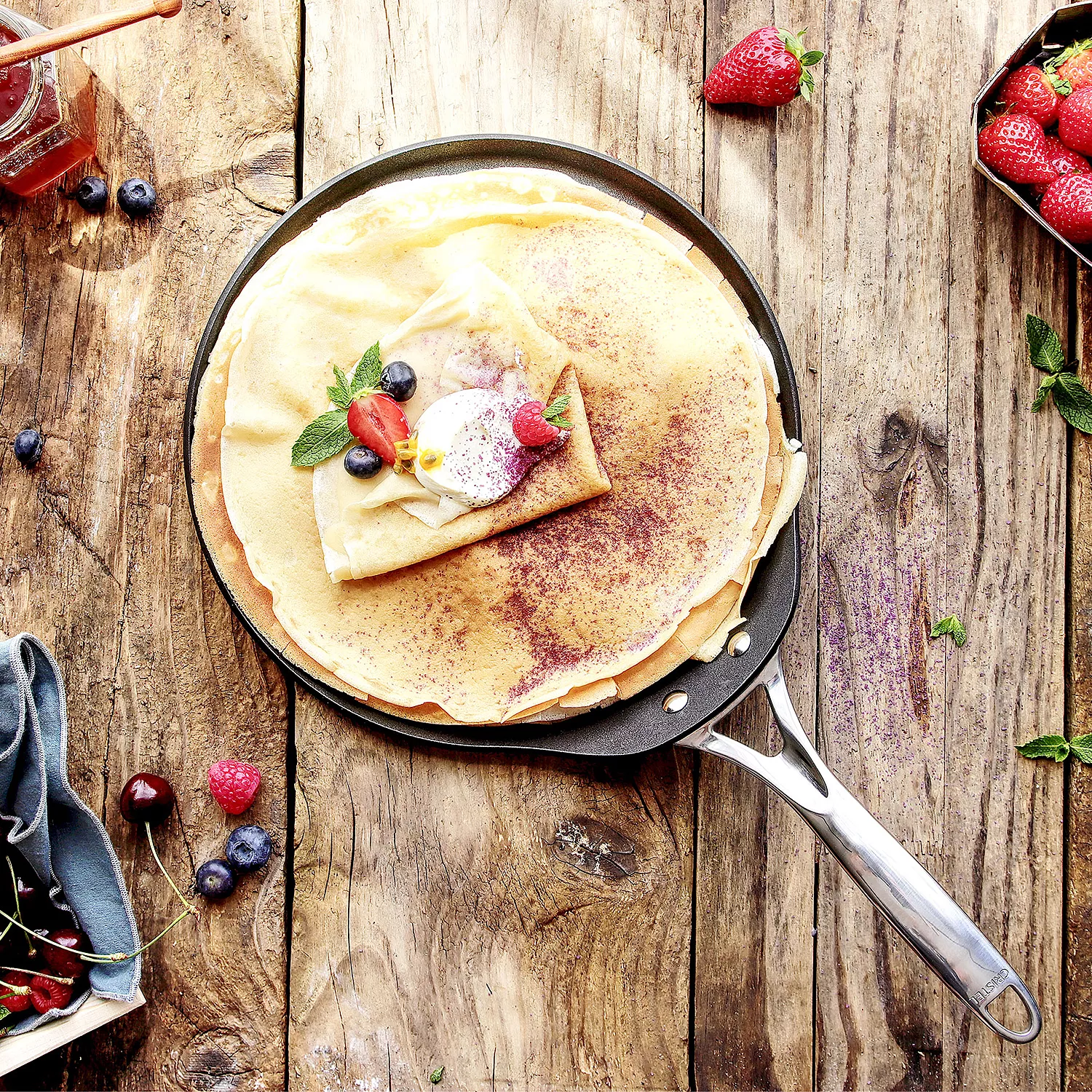 Cristel Castel&#8217;Pro ULTRALU Nonstick Crêpe Pan