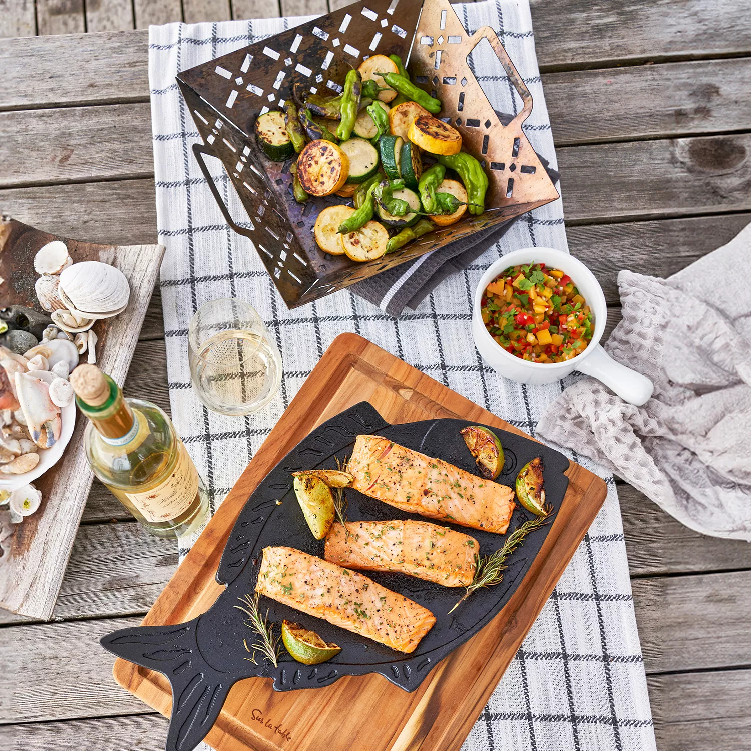 Sur La Table Cast Iron Fish Pan