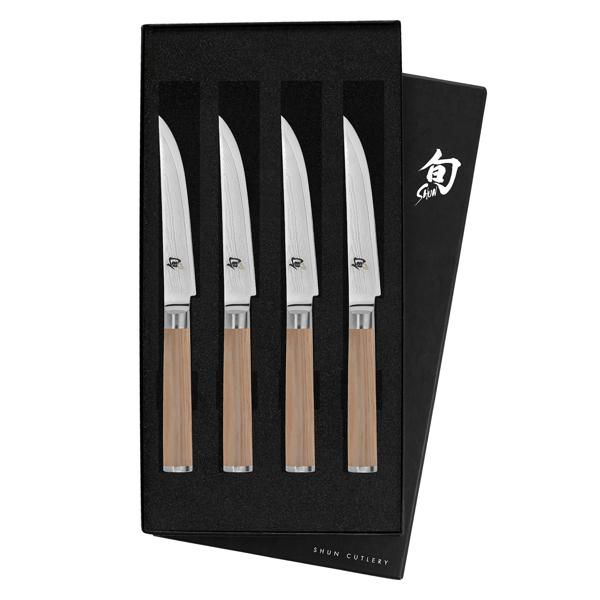 Shun Classic Blonde 4-Piece Steak Knife Set