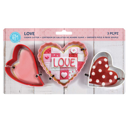 Heart Cookie Cutters, Set of 3