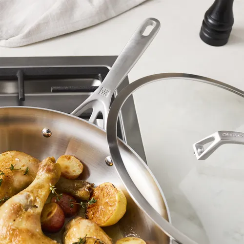 Zwilling Motion Stainless Steel Sauté Pan, 5 qt.