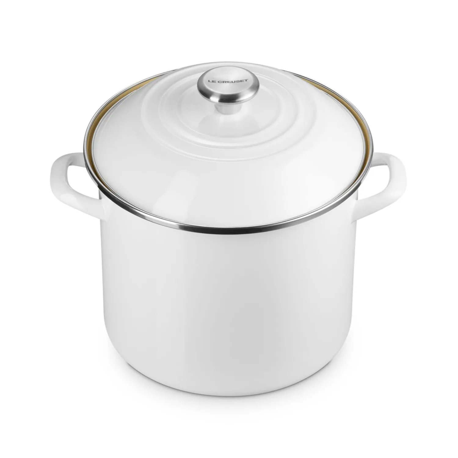 Le Creuset Enameled Steel Stockpot with Stainless Steel Knob, 10 qt.