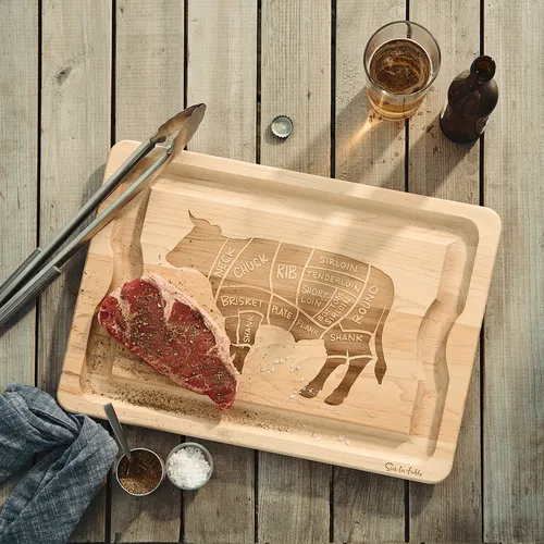 Sur La Table Engraved Maple BBQ Board, 20" x 14"