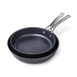 Sur La Table Market Hard Anodized Skillets Set of 2, 10" & 12"
