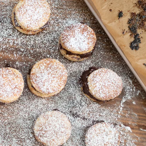 Pie Scrap Sandwich Cookies