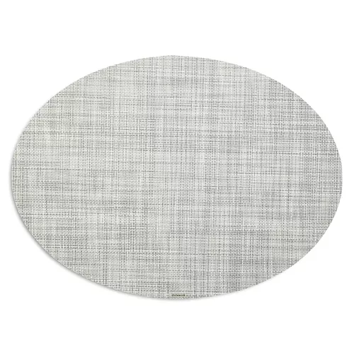 Chilewich Mini Basketweave Oval Placemat, 14" x 19.25"
