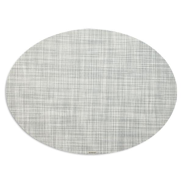 Chilewich Mini Basketweave Oval Placemat, 14" x 19.25"